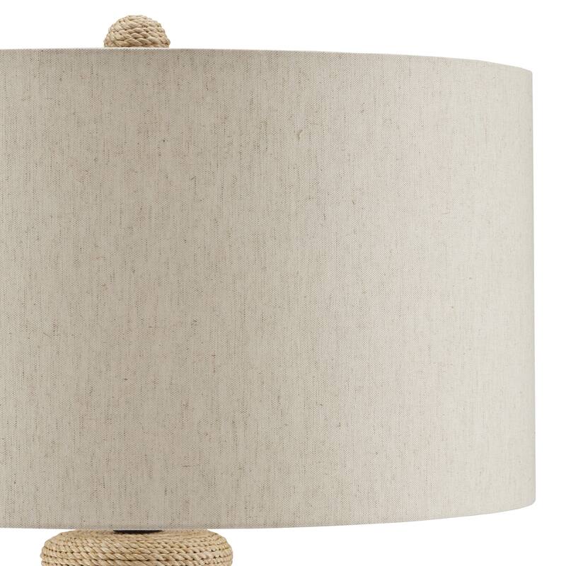 Currey & Company Jaru Rope Table Lamp - 33"h x 22.5"dia