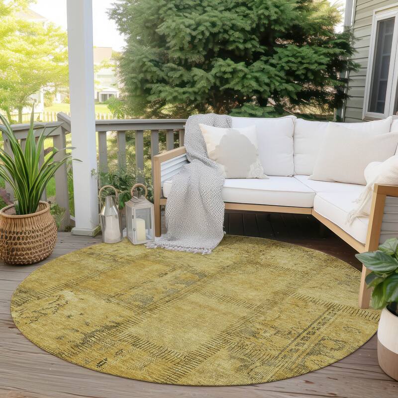 Machine Washable Indoor/ Outdoor Chantille Boho Moroccan Rug