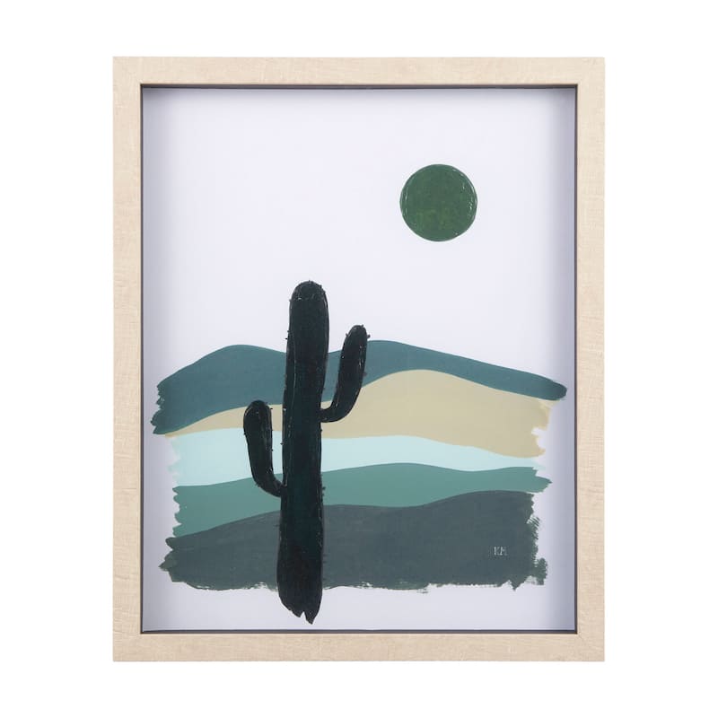 Green Desert II Framed Art Print