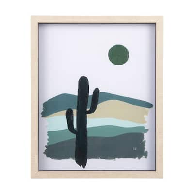 Green Desert II Framed Art Print