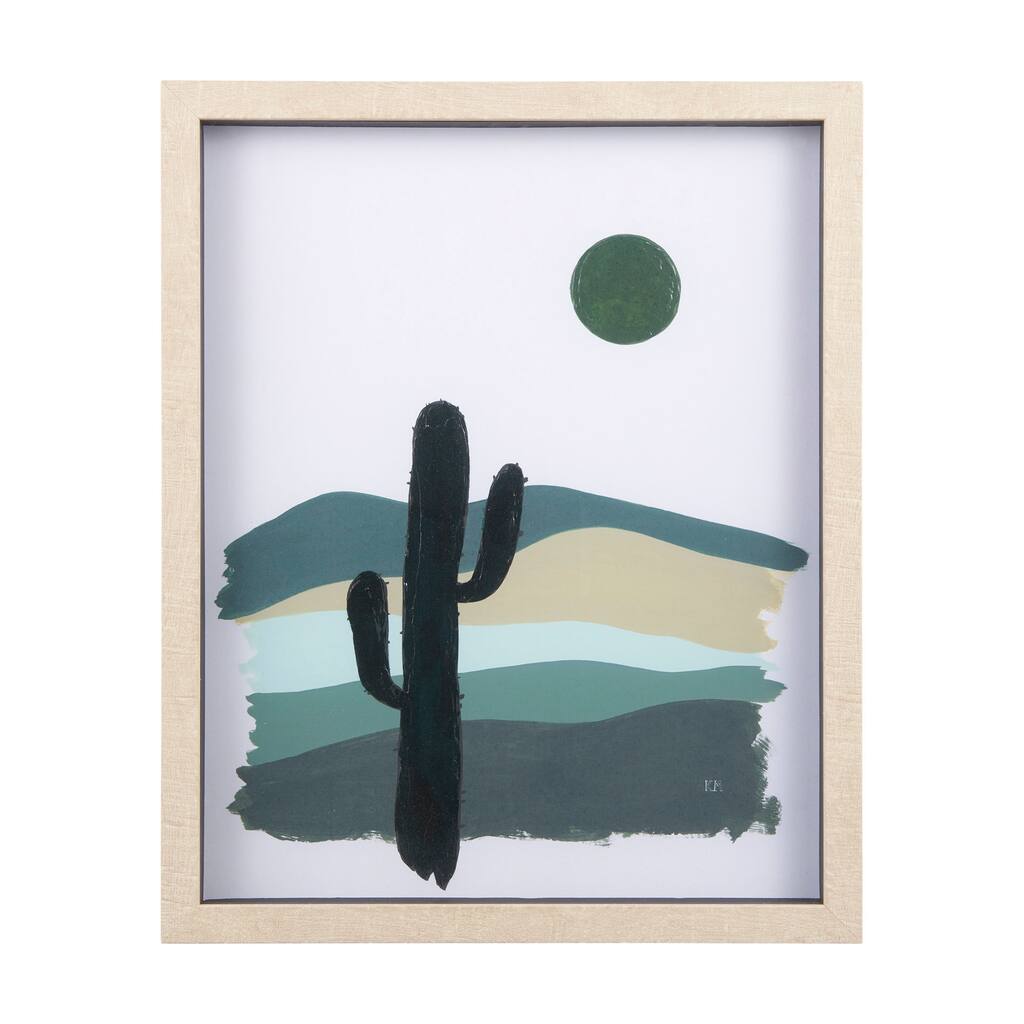 Green Desert II Framed Art Print