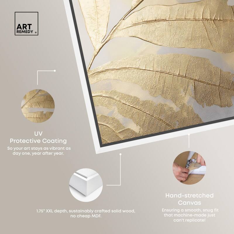 Golden Canopy (I) Canvas by Art Remedy