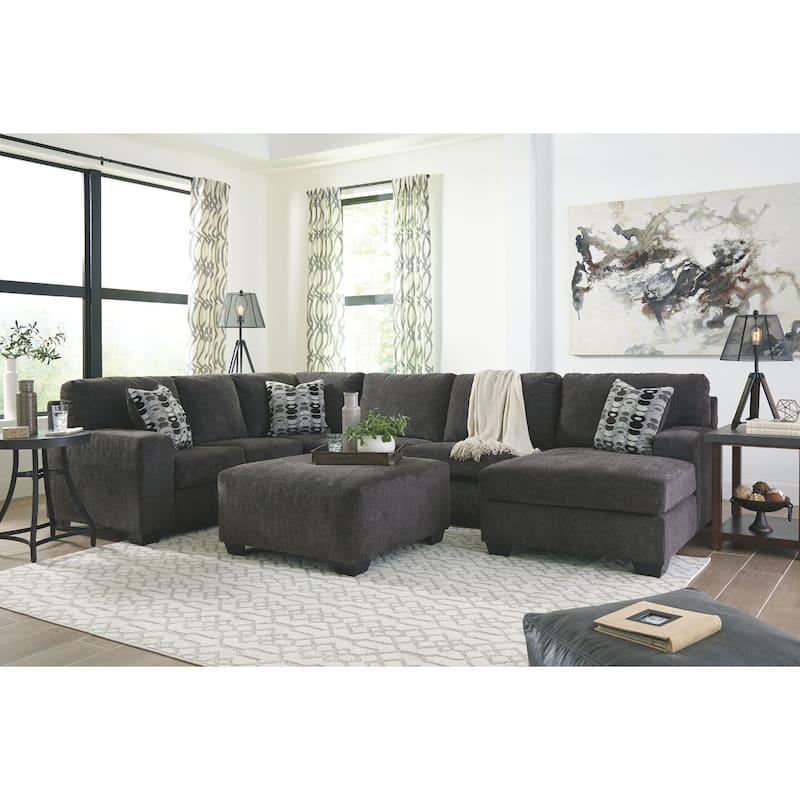 Ballinasloe Oversized Ottoman - Smoke