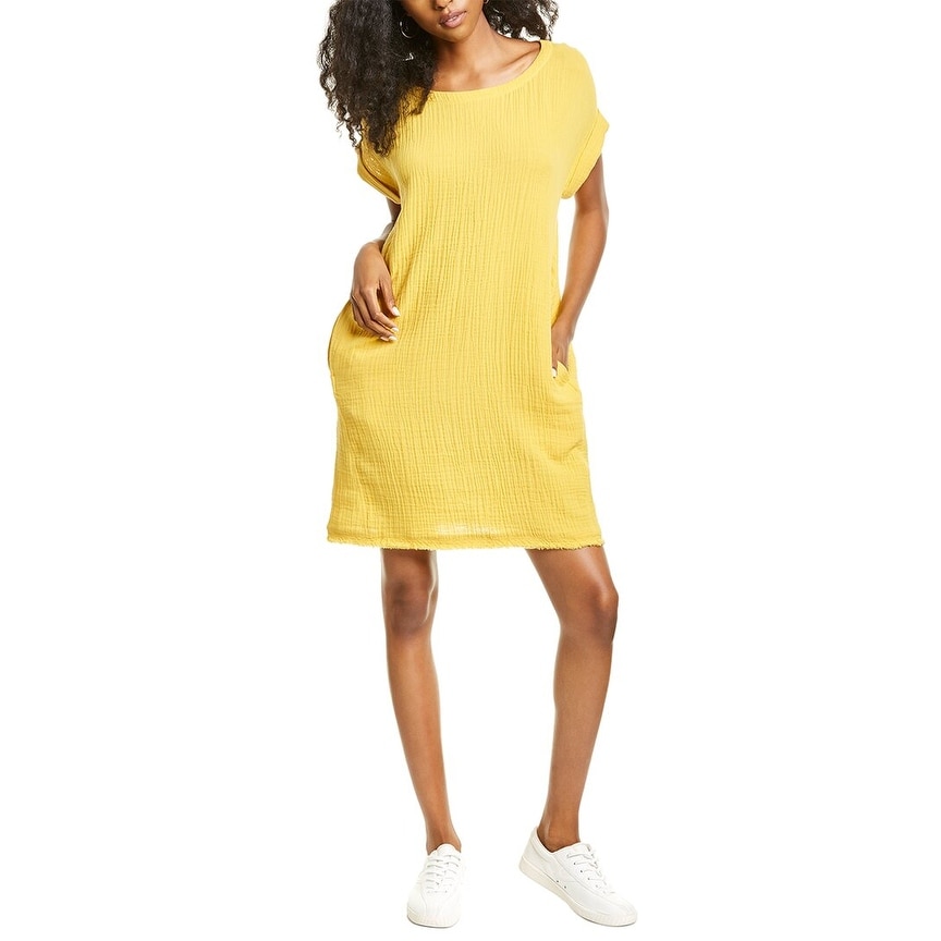 Gauze shift dress clearance