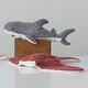 preview thumbnail 4 of 7, Plush Corduroy Manta Ray - 25.0"L x 17.0"W x 3.0"H