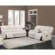 preview thumbnail 14 of 24, Roundhill Furniture Blitz Transitional 2-Piece Living Room Reclining Set, Sofa and Loveseat Sand