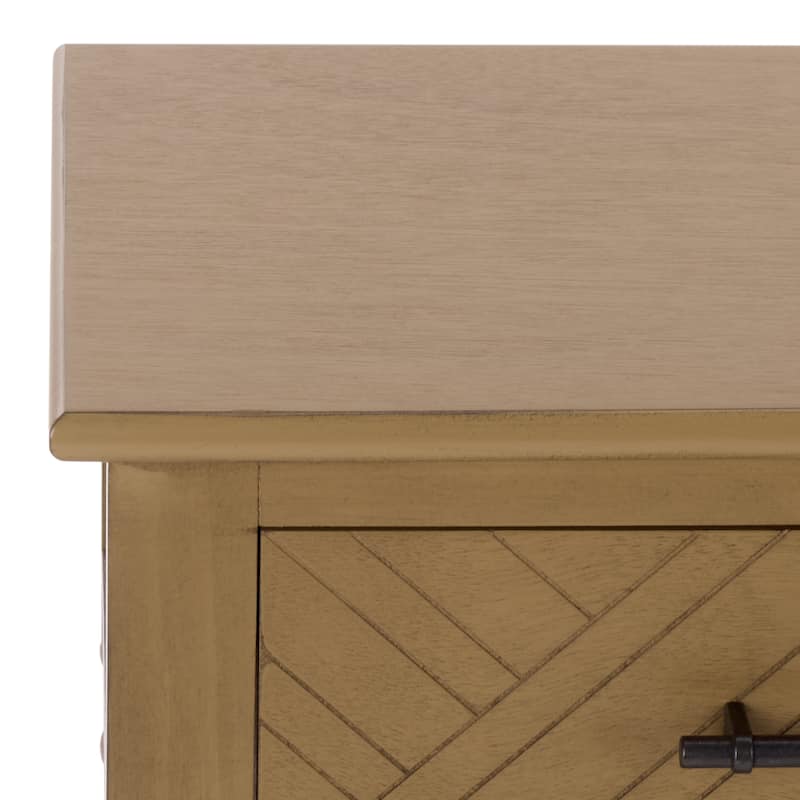SAFAVIEH Jeanie 3-Drawer Bottom Shelf Console Table - 47.3" W x 13" L x 29.5" H - 47"W x 13"D x 30"H