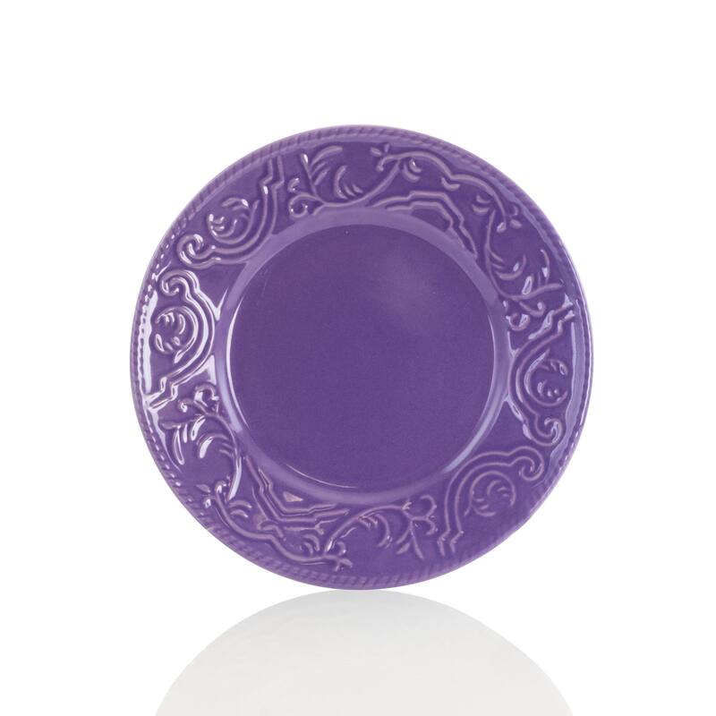 Plum Daydream 16-Piece Stoneware Dinnerware Set