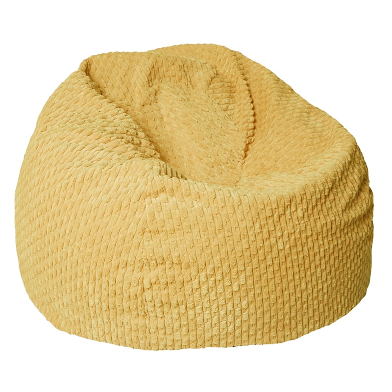 Sorra Home Indoor Soft Chunky Corduroy Bean Bag Chair