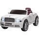 preview thumbnail 9 of 7, Bentley Mulsanne 12V Kids Ride-On Car with Remote Control, LED Lights, Music, and Suspension System for Boys & Girls - White