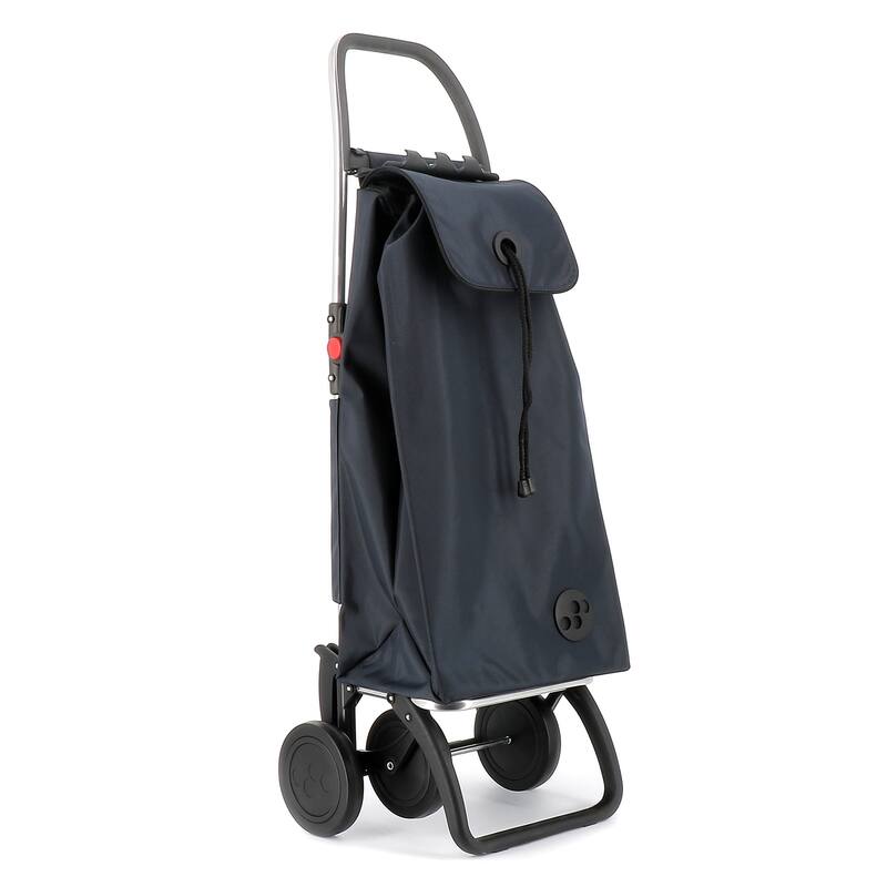 Rolser I-Max MF 4 Wheel Foldable Shopping Trolley - 15.35 in. W x 41.34 in. H x 12.6 in. D