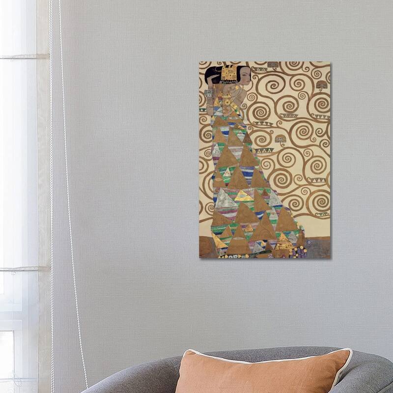 iCanvas "Expectation" by Gustav Klimt Canvas Print - 26x18x1.5