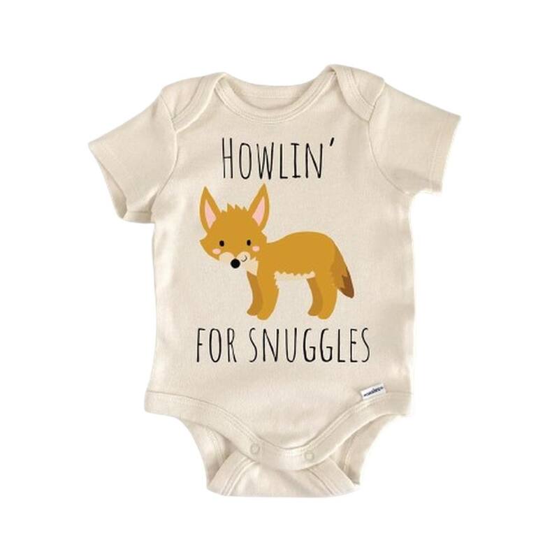 Coyote Yote Animal Desert - Baby Boy Girl Clothes Infant Bodysuit Funny Cute Newborn