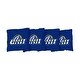 preview thumbnail 1 of 1, New Haven Chargers Cornhole Bags Blue All-Weather Resin Filled