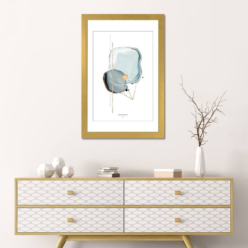 iCanvas "Gold Edition I" by Design Fabrikken