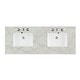 preview thumbnail 19 of 45, Breckenridge 60" Double Vanity, Smokey Celadon - 60D Victorian Silver
