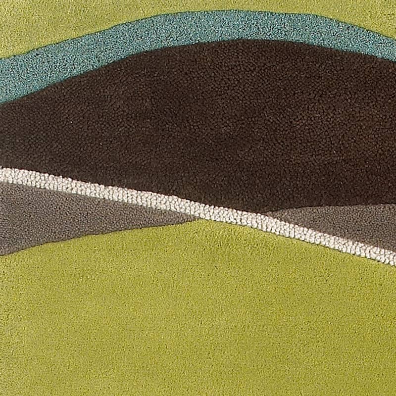 Domani Rugs Eternity Ocean Landscapes Textured High-low Wool Area Rug