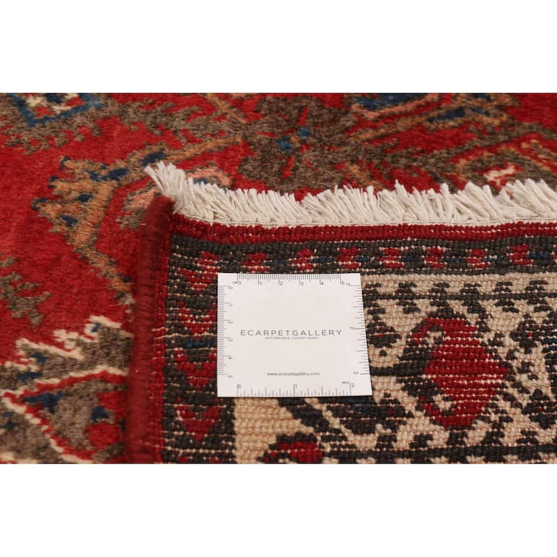 Konya Anatolian Red Rug 5'1" x 6'11" - 5'1 x 6'11