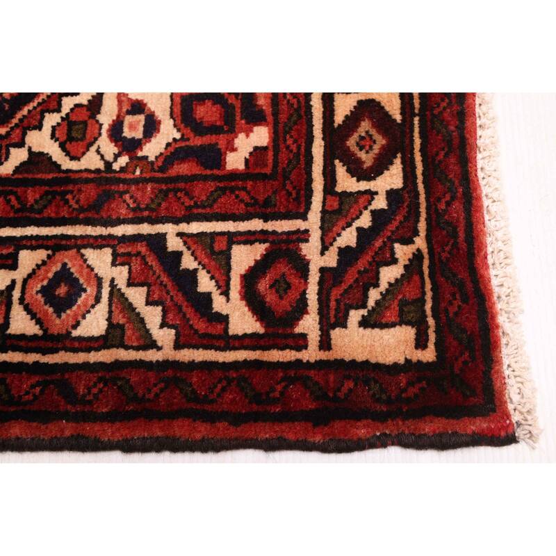 ECARPETGALLERY Hand-knotted Andelz Dark Copper Wool Rug - 3'7 x 9'11