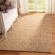preview thumbnail 1 of 3, SAFAVIEH Handmade Impressions Nautica Modern Scrolls Wool Rug 3' x 5' - Light Brown - Rectangle