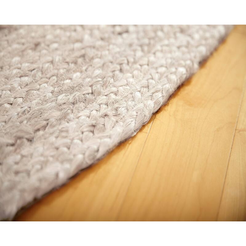 Jani Tara Braided Natural Jute Area Rug - Kerala Round Rug, 4-Feet, Durable, Superior Quality