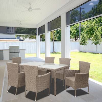 7 Piece Patio Dinning Table Set