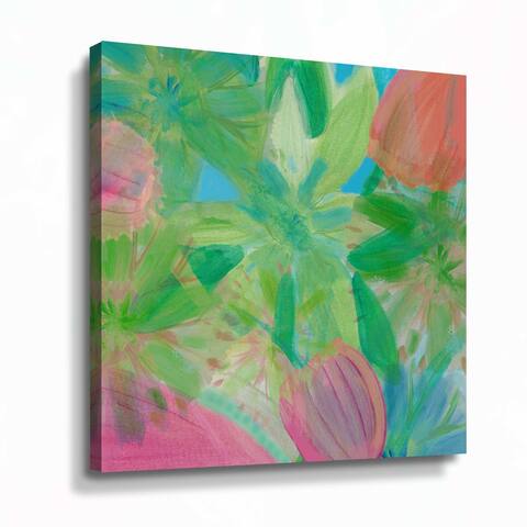 Tropical Garden by Flora Kouta Gallery Wrapped Canvas
