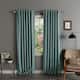 Solid Insulated Thermal Blackout Curtain Panel Pair - 52 x 120 - Mineral