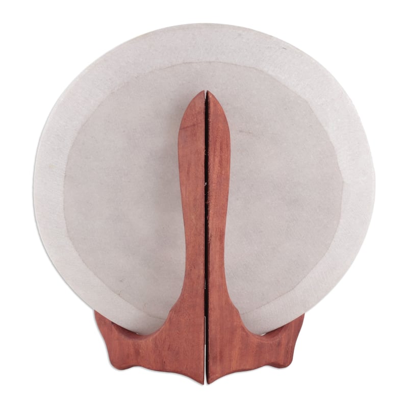 Novica Handmade Peacock Creation Marble Decorative Plate