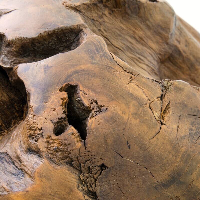 Teak Root Sphere 14-16 inches