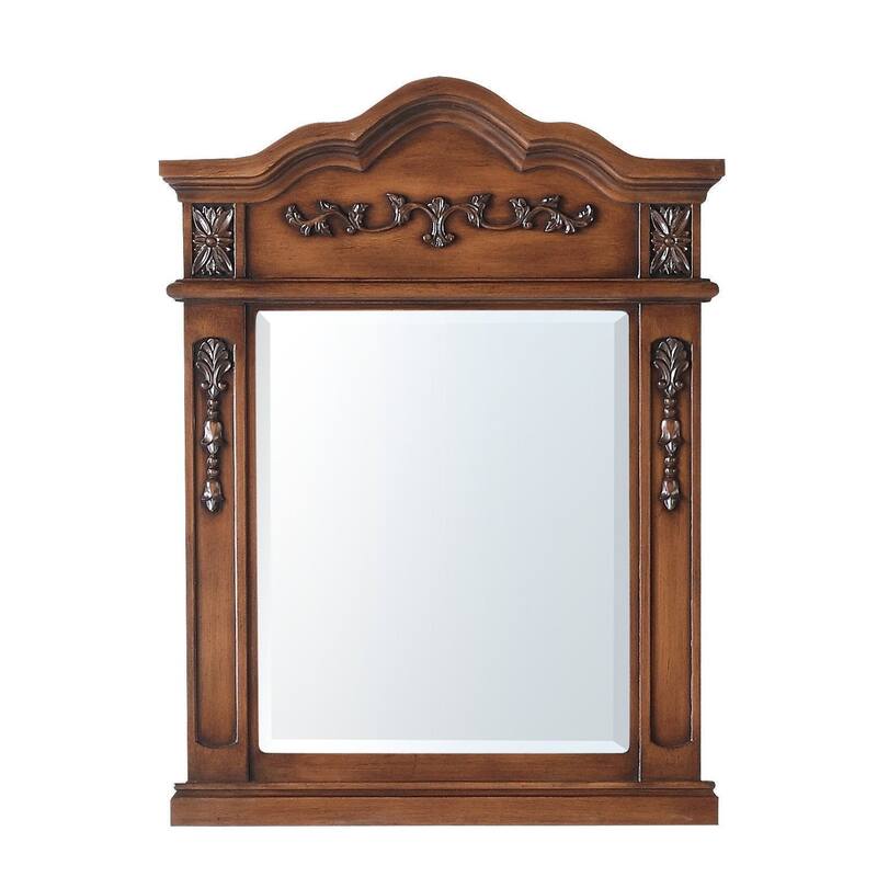 30" Old Timer Classic Ellenton Bathroom Sink Vanity & Mirror Set - Brown