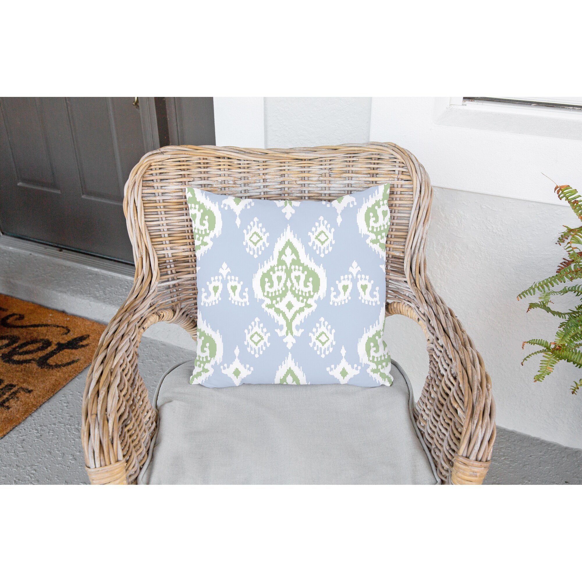 POOLSIDE IKAT SKY Outdoor Pillow By Kavka Designs Bed Bath Beyond 37572151