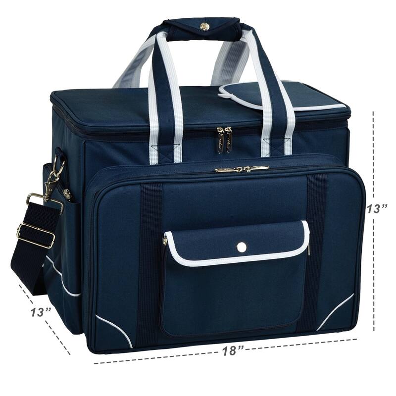 NCAA Penn State Nittany Lions Insulated Picnic Cooler with Service for Four