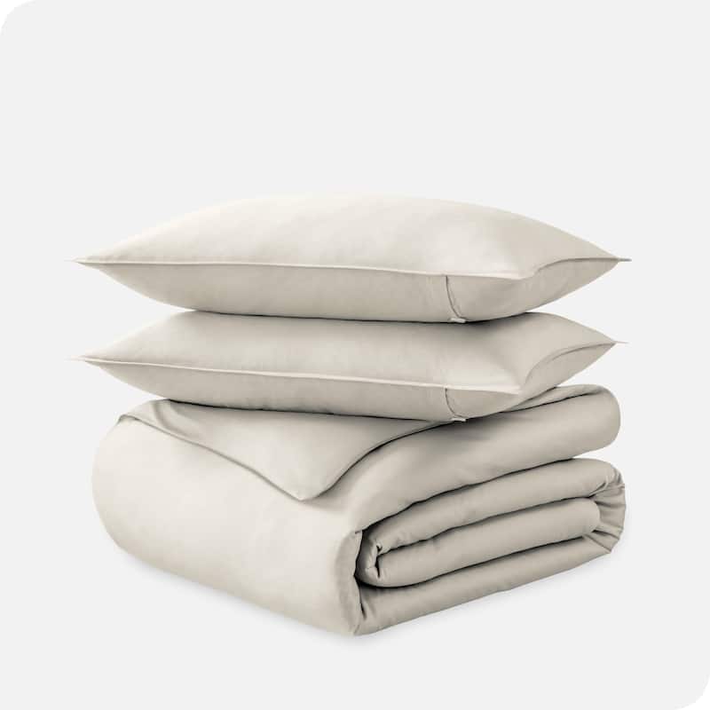 Bare Home Organic Cotton Duvet Cover Set - Smooth Sateen Weave - Bed ...
