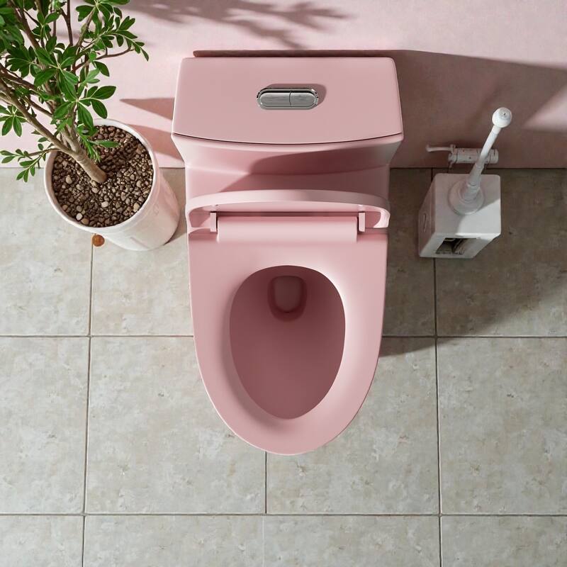 One Piece Elongated Toilet Tornado Flush. ADA Comfort Height 16.25 Inch. Dual Flush 1.1 1.6 GPF. MAP 1000g