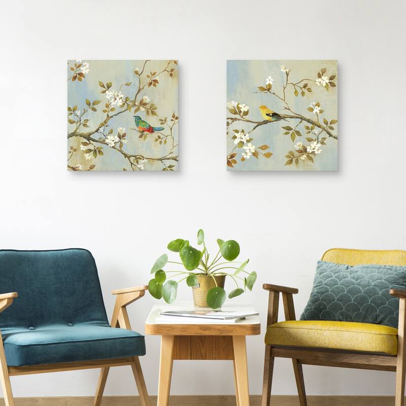 Apple Bloom I, Apple Bloom II by Asia Jensen Canvas Art Prints