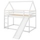 preview thumbnail 14 of 12, Twin over Twin House Shape Bunk bed with Slide
