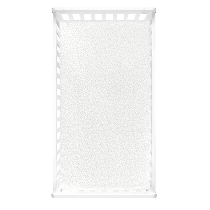 Lush Decor Baby Farmhouse Leaf Branch Soft & Plush Fitted Crib Sheet - 52"x 28" x 9"