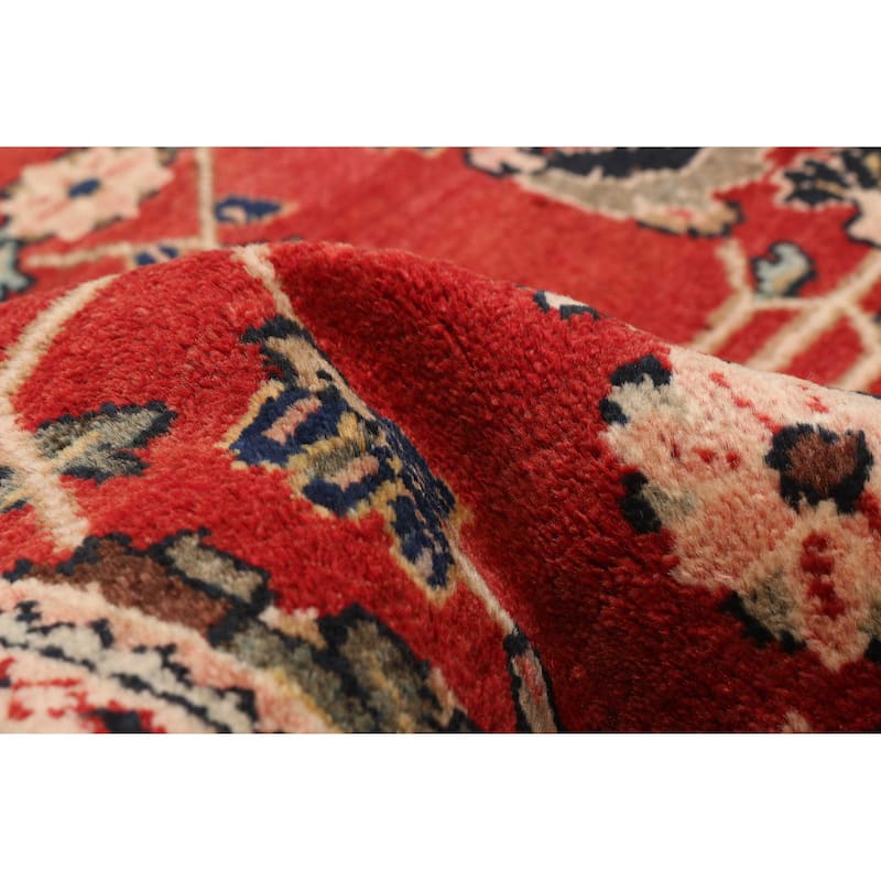 ECARPETGALLERY Hand-knotted Anadol Red Wool Rug - 3'7 x 10'3