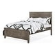 preview thumbnail 5 of 4, Furniture of America Lanister Wood Wire-Brushed Warm Grey Kids Panel Bed