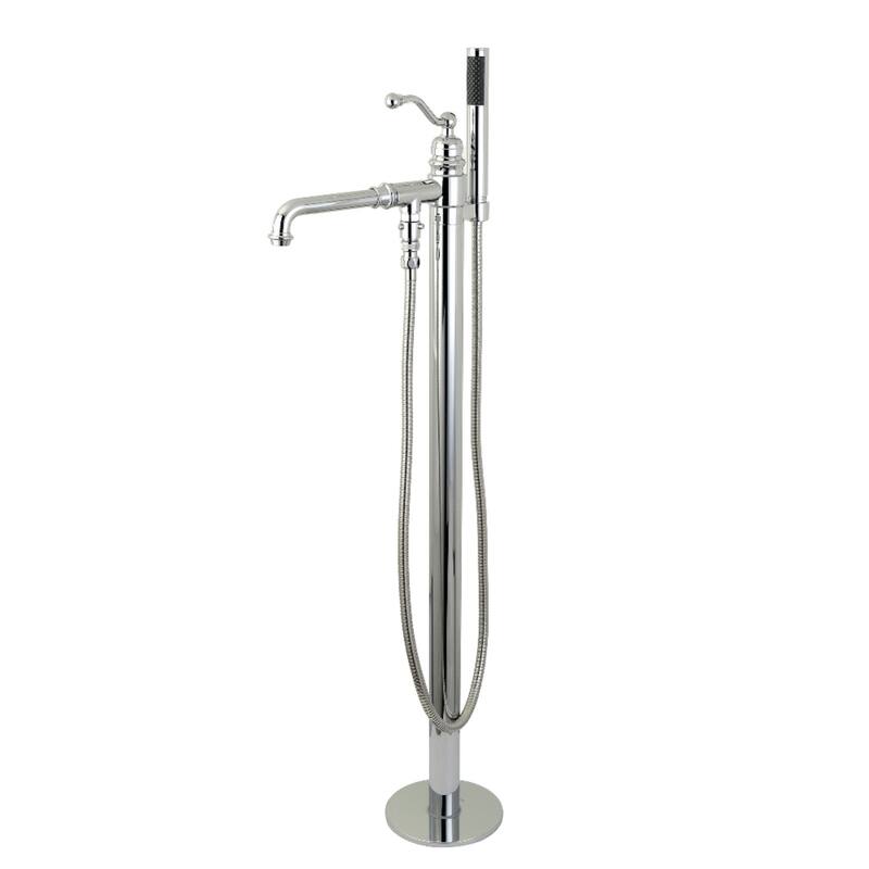 Kingston Brass English Country Freestanding Tub Faucet with Hand Shower