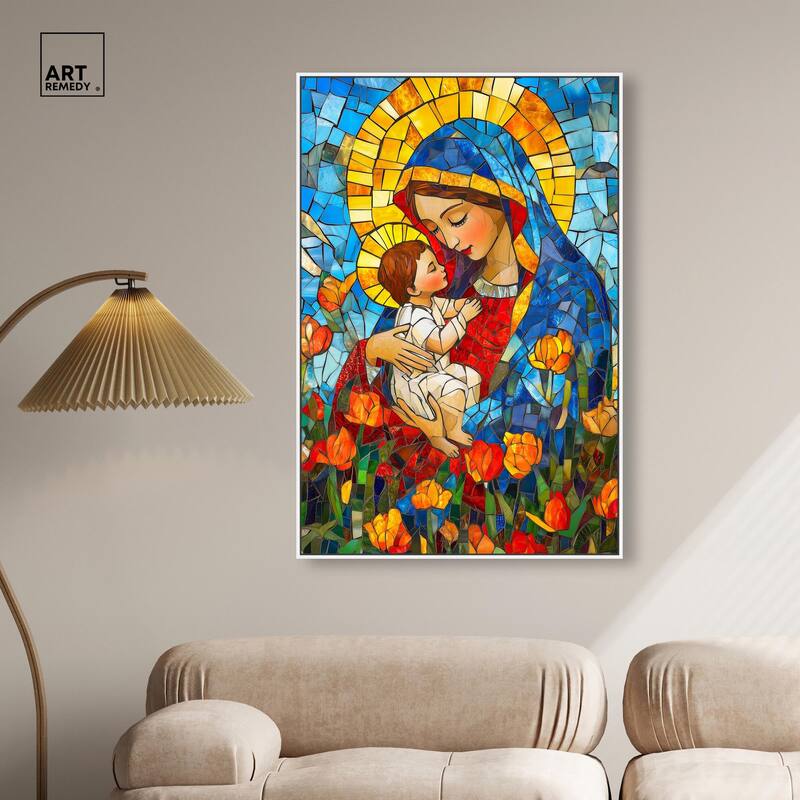 Glass Gospel I Canvas by Art Remedy
