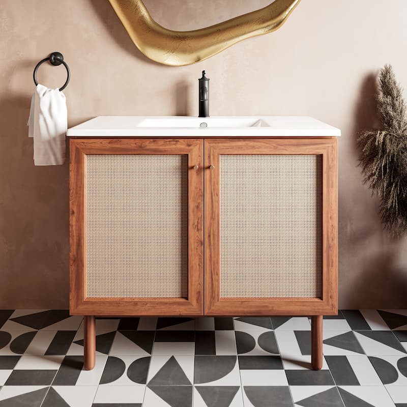 Classe Bathroom Vanity in Oak