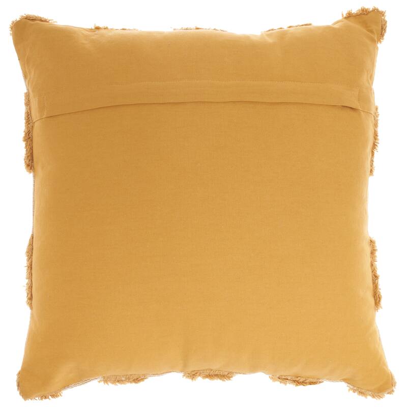 57 Grand by New Concept Washables Textured Geometric Indoor Throw Pillow , ( 18"X18" )