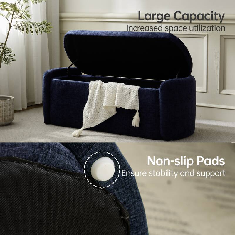 Bedroom Bench Storage Bench with Arms Ottoman entryway bench with storage End of Bed Bench, Entryway Bench