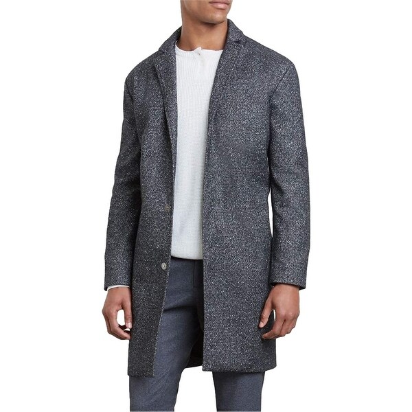 Shop Cole Mens Hidden Overcoat Dress Free
