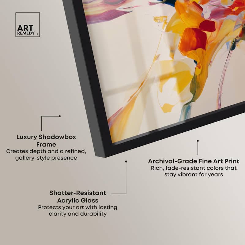 Flippant Bloom II Shadowbox by Art Remedy