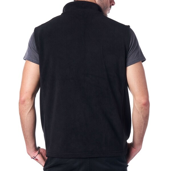 fleece vest with short sleeve shirt