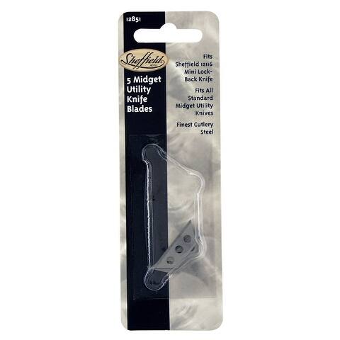 Shop Sheffield 12851 Midget Utility Knife Blade 5 Pack