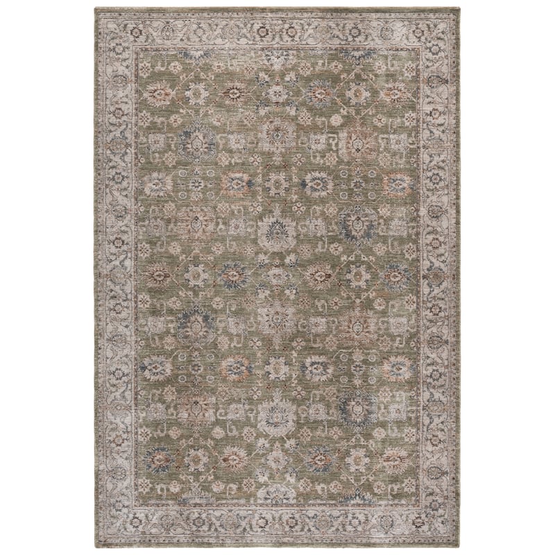 Lauren Ralph Lauren Abbey Florenza Traditional Rug - Green/Grey - 8' x 10'